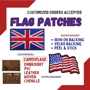 Iron on Patch, PVC Flag Patch Applique Patch Sew, England Embroidery Badge, Scotland Patches, London Embroidery Patch, Woven Flag Patches
