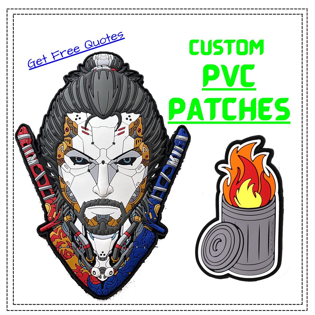 PVC Patch, Morale Patch, Customize Rubber Patch, Iron on Patch