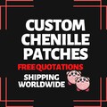 Custom Chenille Patch: Varsity Letterman Jacket, Iron-On or Sew-On product logo