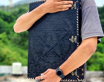 Extra großes Leder Journal Persönliches Notizbuch Zum Schreiben Personalisieren Geschenk Weihnachtsgeschenk für ihn Jahrestagsgeschenk Geburtstagsgeschenk für Freund