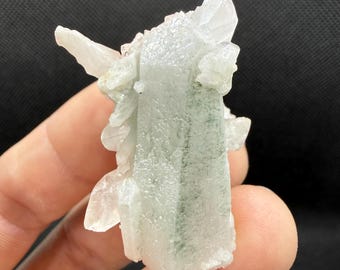 Hematite Quartz with UV Calcite Crystal