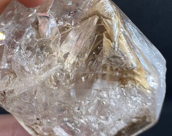 Elestial Skeletal Clay Quartz Crystal