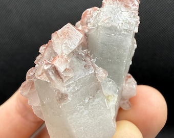 Hematite Quartz with UV Calcite Crystal