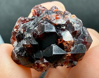 Etched Red Spessartine Garnet
