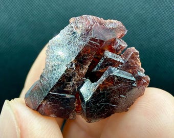 Etched Red Spessartine Garnet