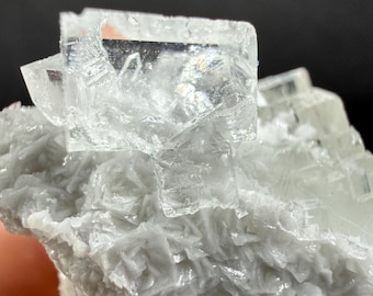Glassy Gem Clear Fluorite Crystal