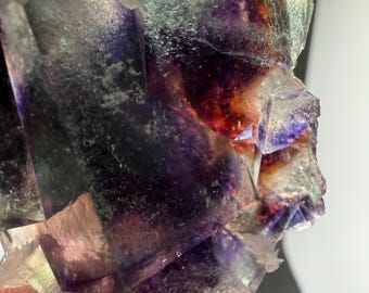 Rainbow Fluorite Crystal from Yindu Inner Mongolia