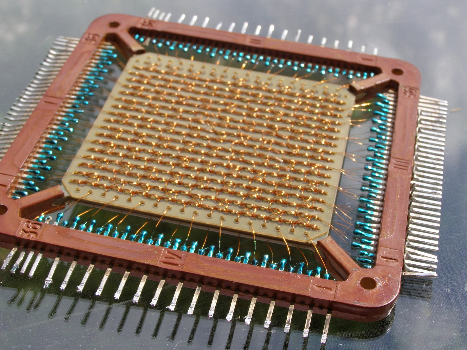 USSR Soviet ROM Ferrite Core Memory Plate 306 bit Etsy