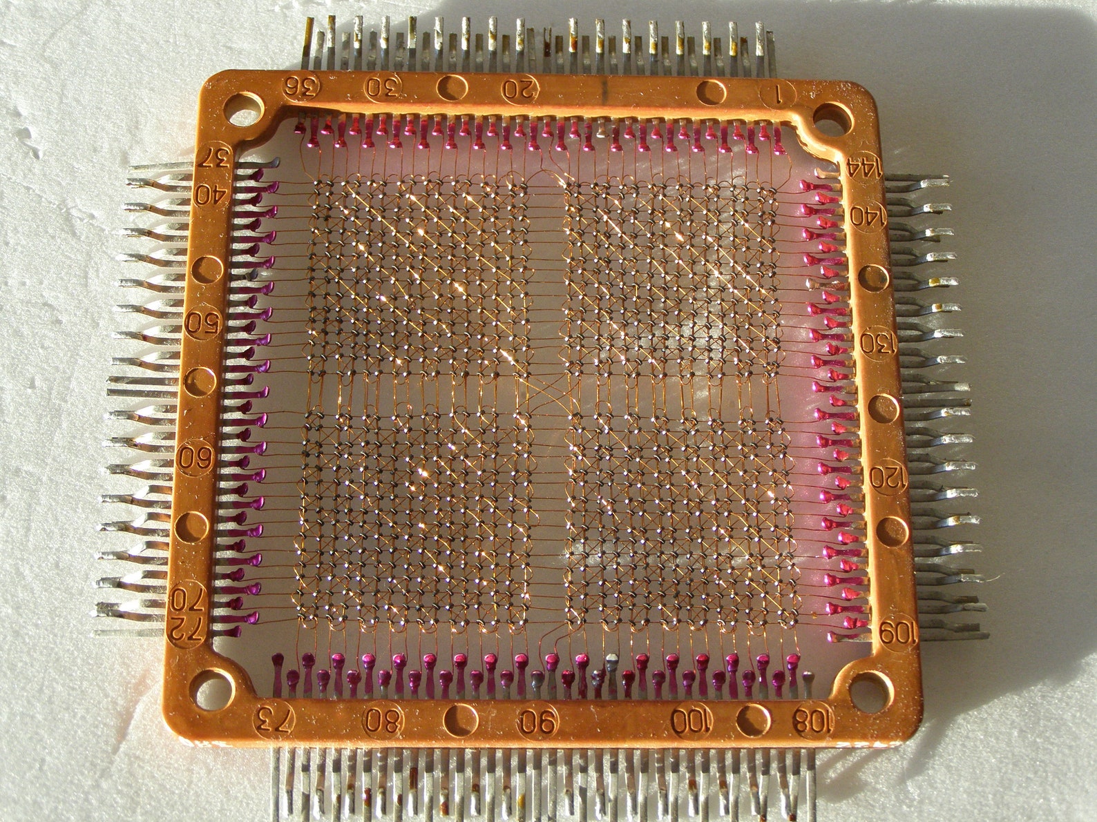 Rarest USSR Soviet RAM 3D.2.M Magnetic Ferrite Core Memory | Etsy