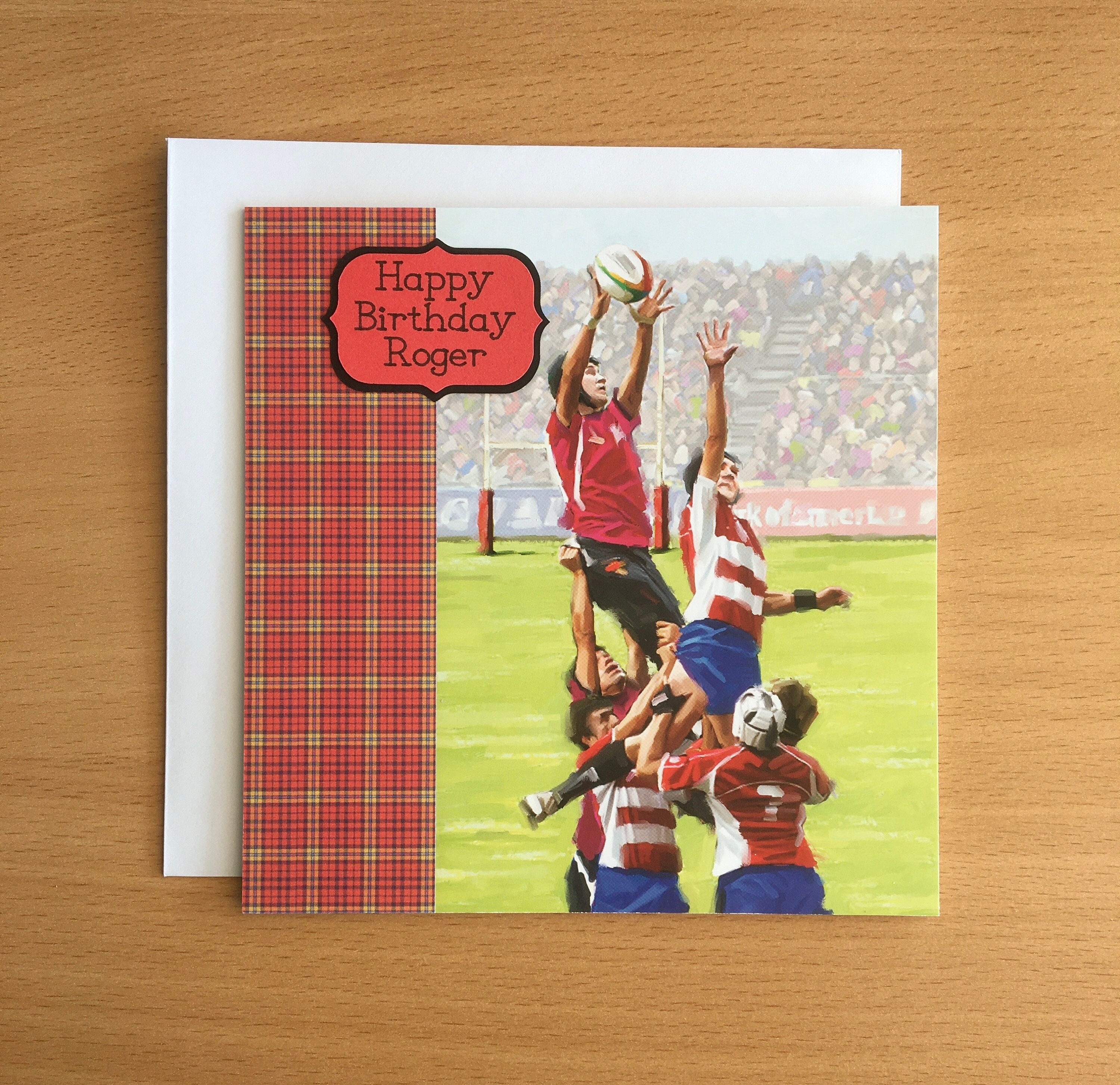 Personalised Rugby Birthday Card Any Age/Name/Occasion - Etsy.de