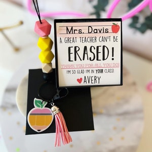 End of Year Teacher Thank You Pencil Lanyard Gift