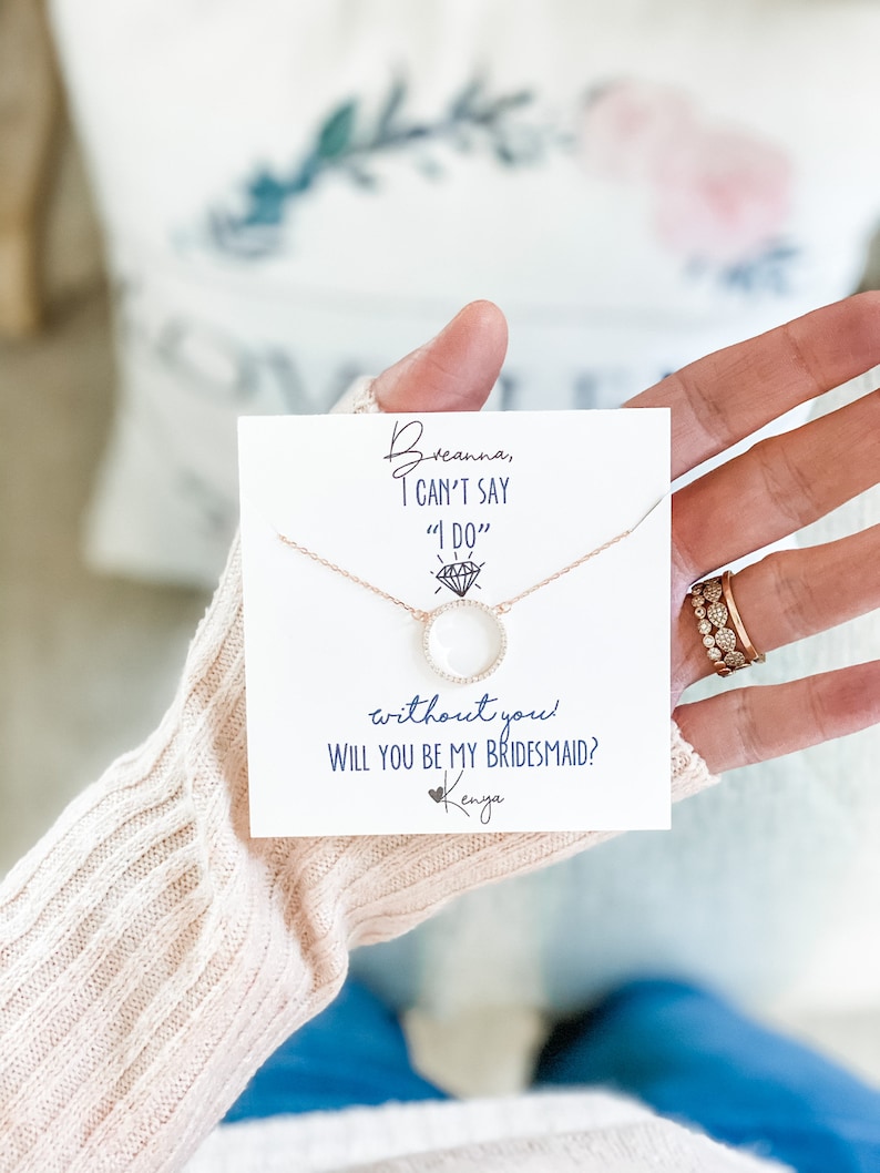 Brautjungfer Geschenk - I Can't Say I Do Without You Schmuckschale