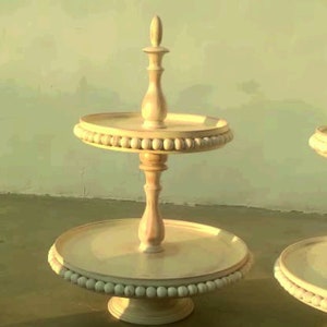 Wooden cake stand, wedding cake stand, vintage cake stand