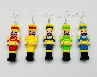 Nutcracker Soldier Dangle Earrings