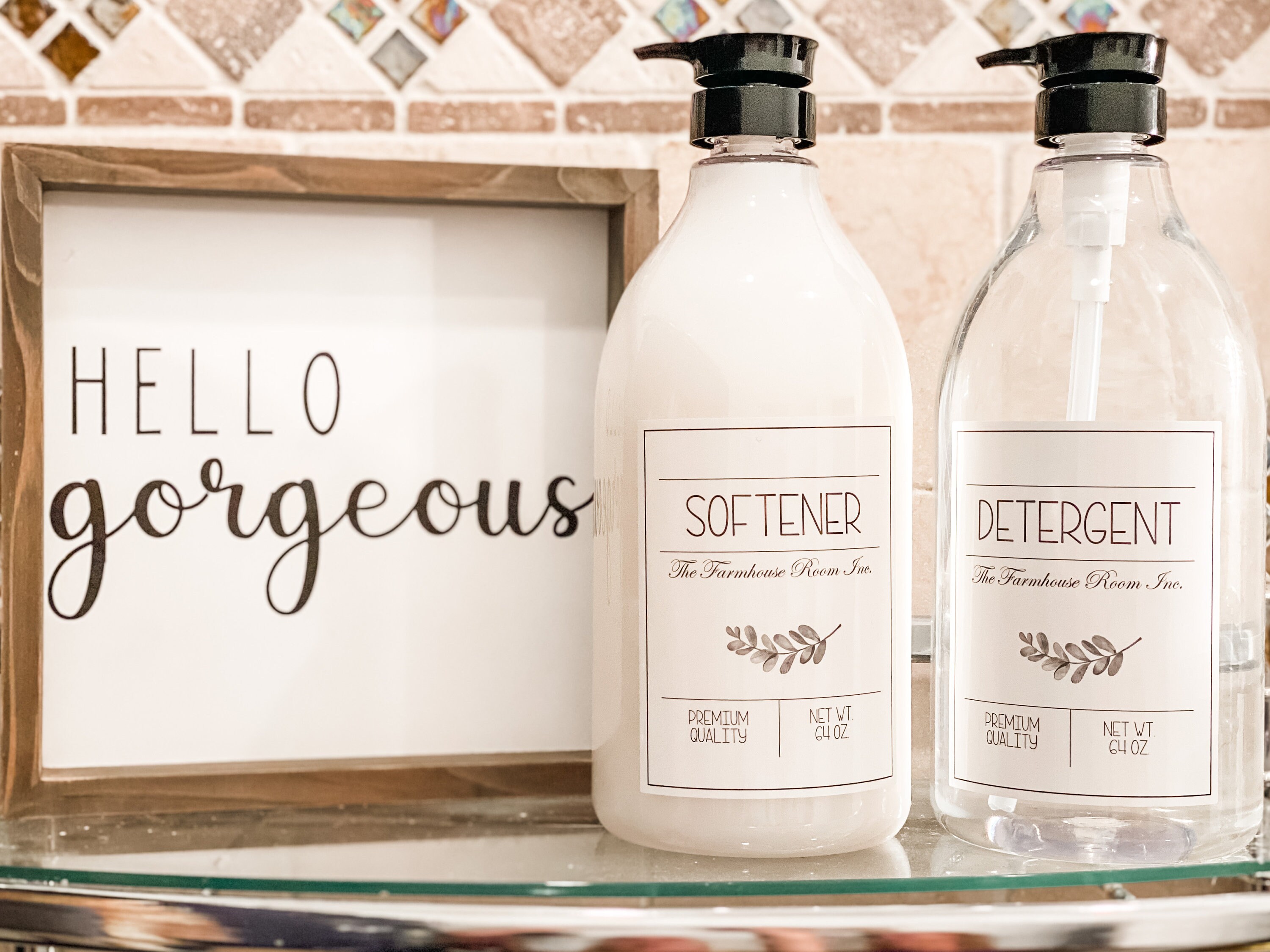 Laundry Dispenser for Liquid Detergent and Fabric Softener Etsy