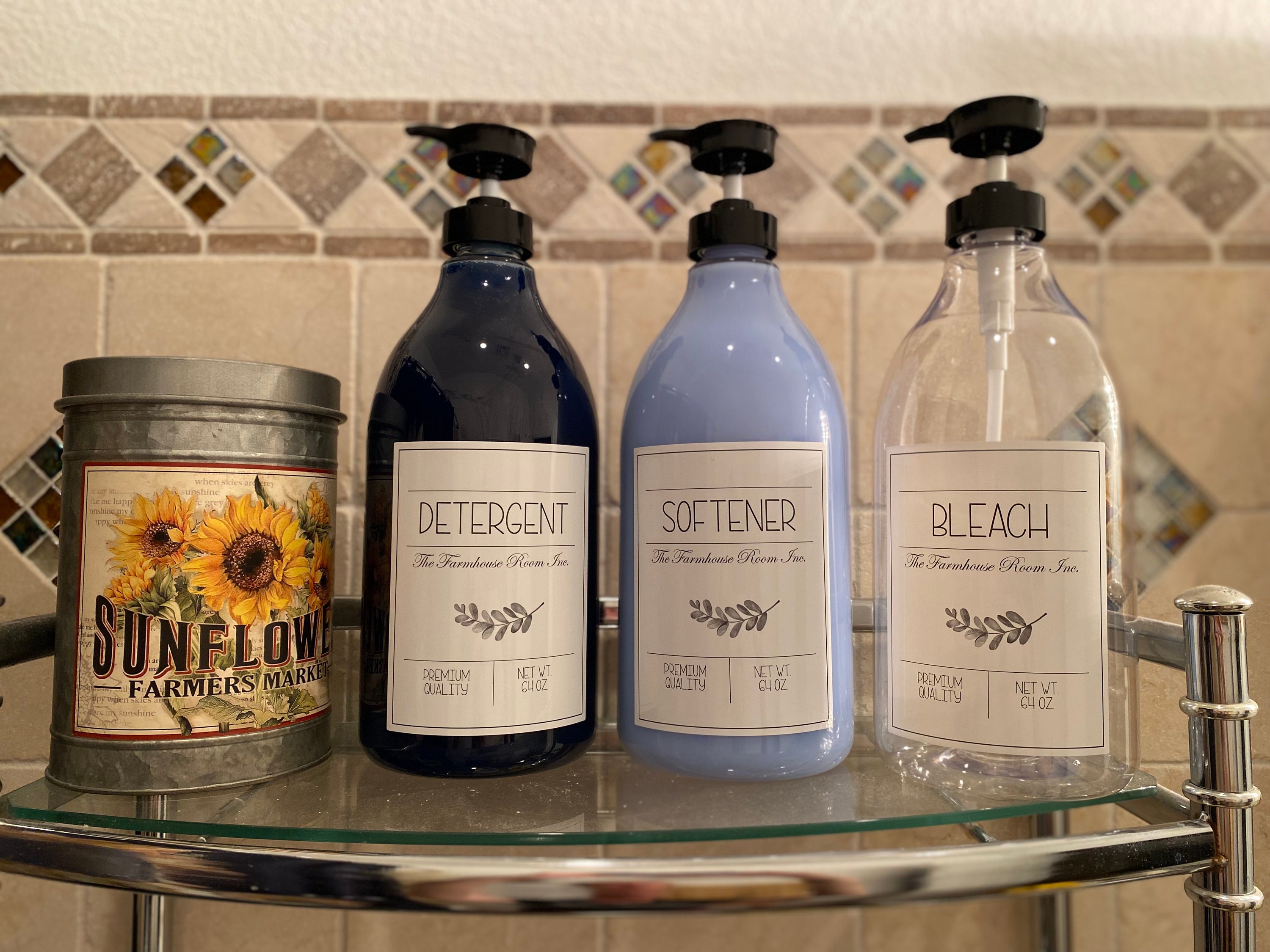 Bleach Bottle Dispenser 64 Oz BPA Free & PET Plastic With Etsy