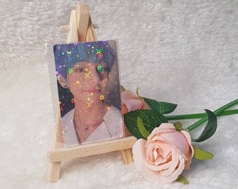 Starburst Photocard holográfico de <br> Entrega Rápida? 50 unidades de protetores de cartão fotográfico KPOP 61 x 88 mm
