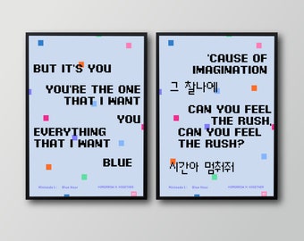 TXT BLUE HOUR NYEL FANLIVE ポスター スビン TXT BLUE HOUR NYEL FANLIVE ポスター スビン TXT (투모로우바이