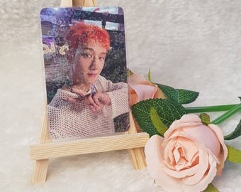 holográfico da flor Photocard Capas Para Iphone | 50 unidades de protetores de cartão fotográfico KPOP 61 x 88 mm