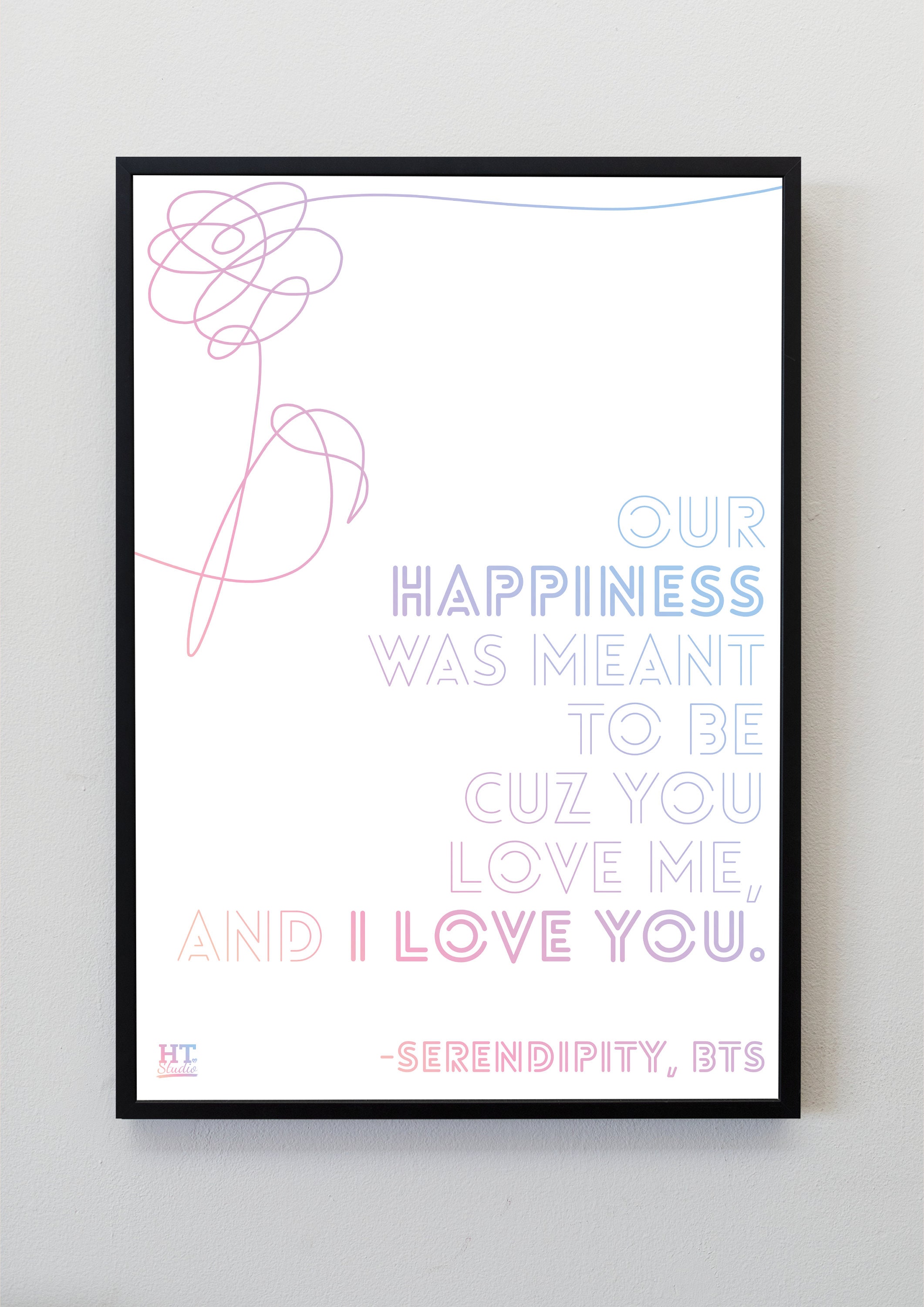 防弾少年団(BTS) - BTS love yourself art print ジョングク BTS JUNGKOOK LOVE YOURSELF IDOL