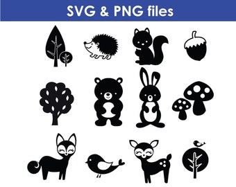 Download Woodland Animal Svg Etsy