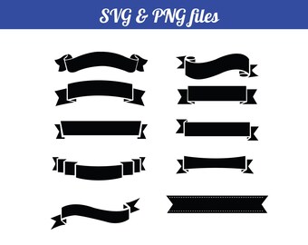 Download Ribbon Banner Svg Etsy