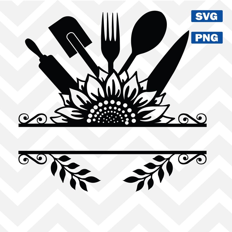 Kitchen Utensils Svg Baking Svg Baking Utensils Svg Etsy