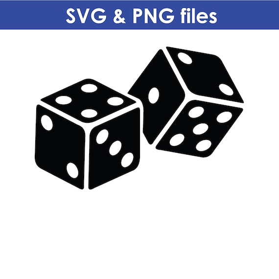 Dice svg two dice svg casino svg gamble svg gambling svg Etsy