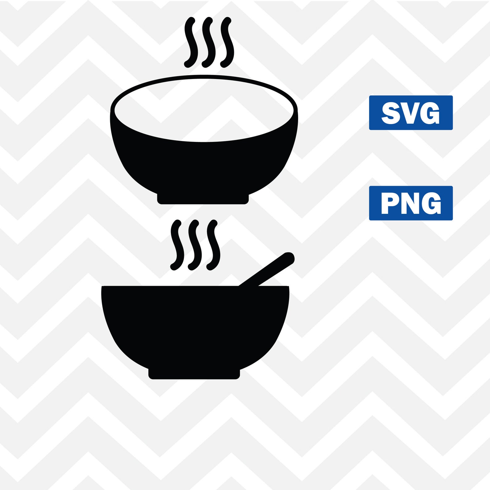Hot Soup in a Bowl SVG Soup bowl Svg Ramen Svg Rice Svg Etsy