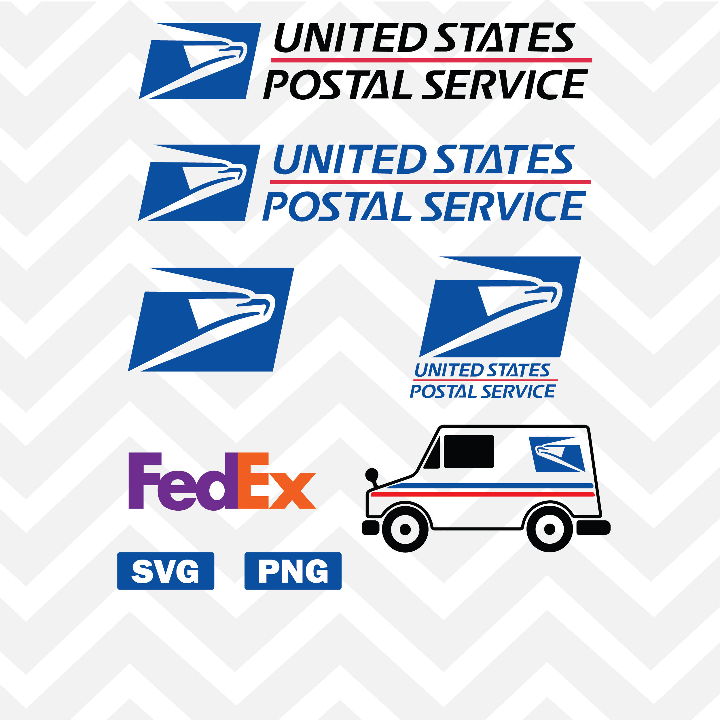 Usps Logo United States Postal Service Logo Svg Delivery Etsy