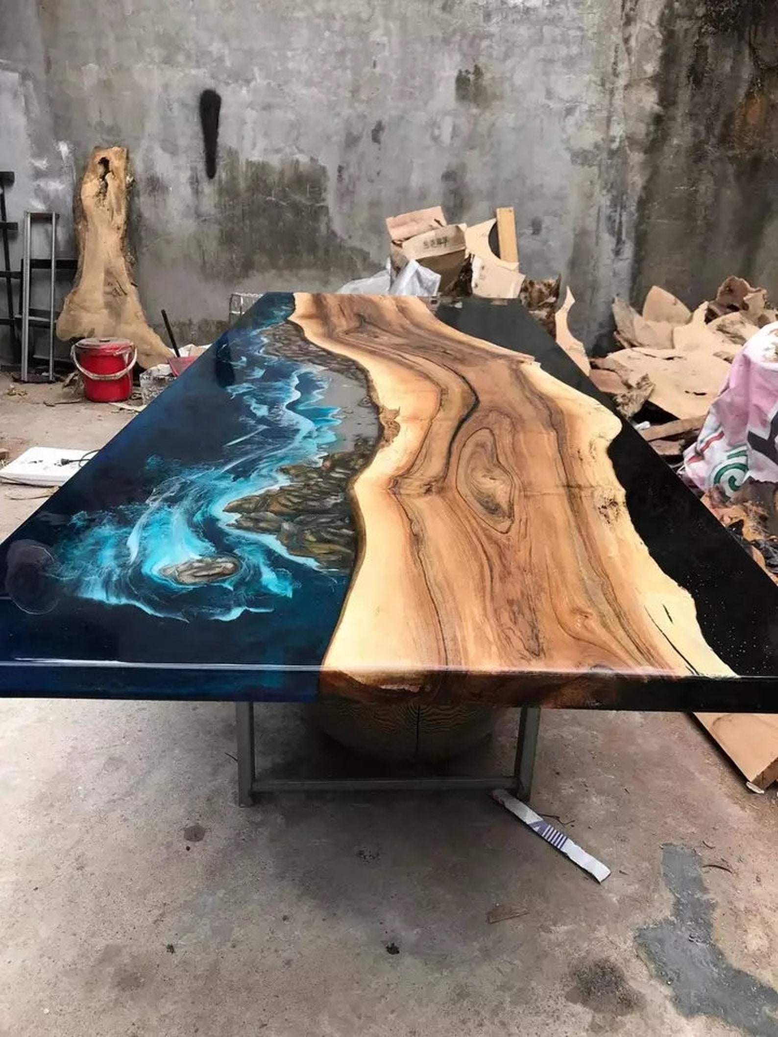 Ocean Table Epoxy Resin | Etsy