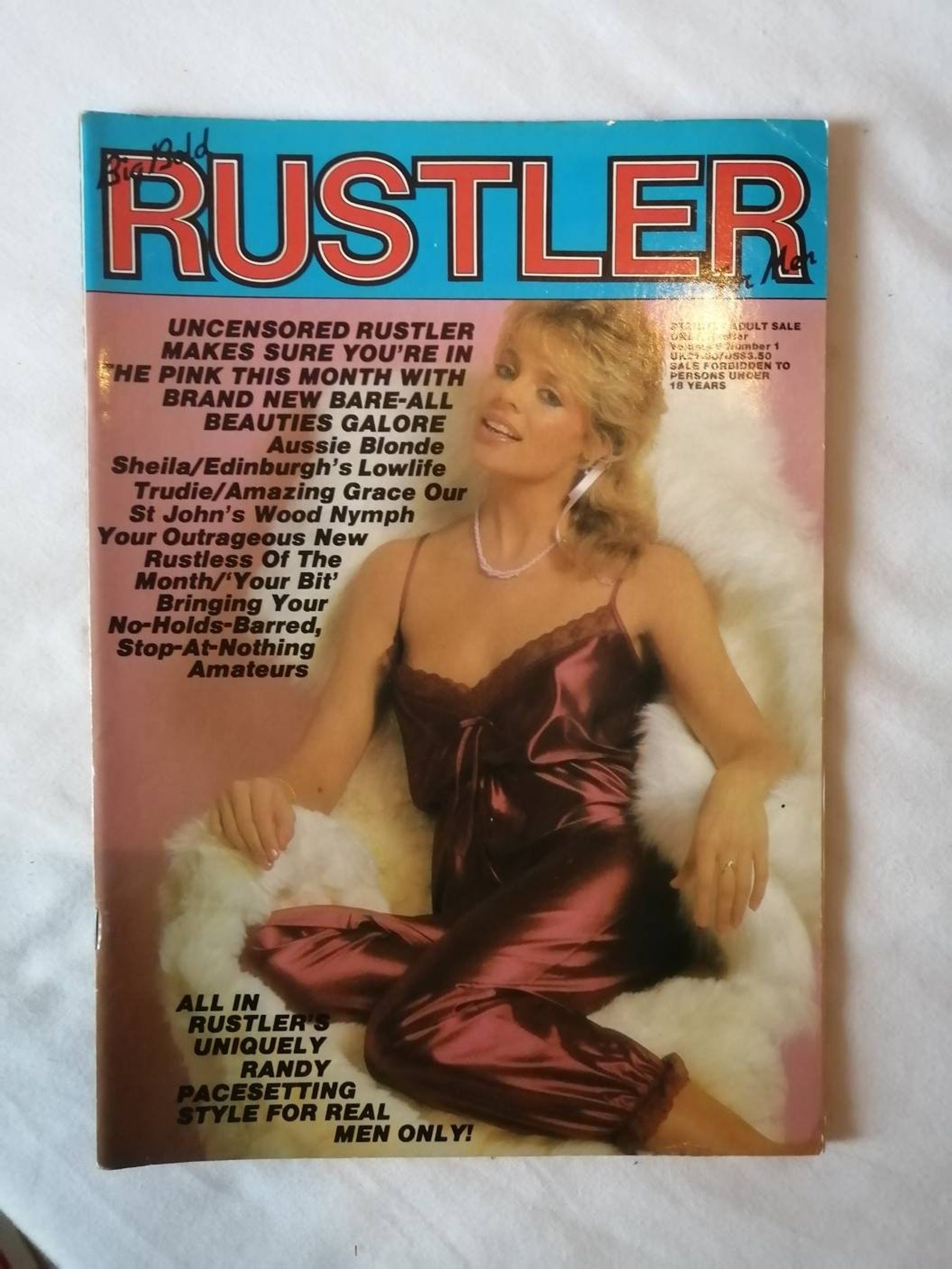 Rustler Magazine Vol 3 & Vol 9 Vintage Adult Mens magazine Etsy