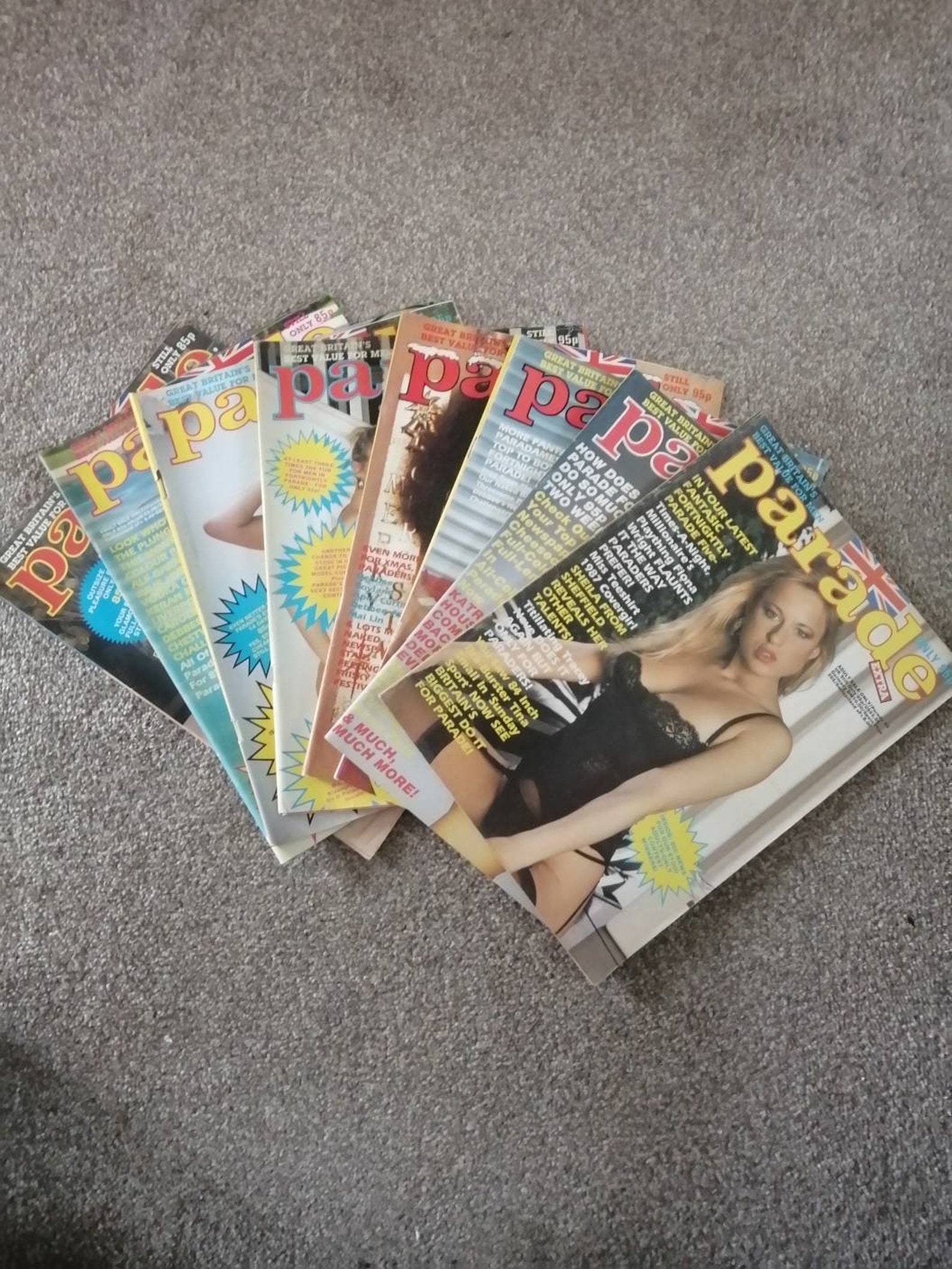 Parade Magazine 38 to 53 Vintage Mens Adult Magazine Etsy