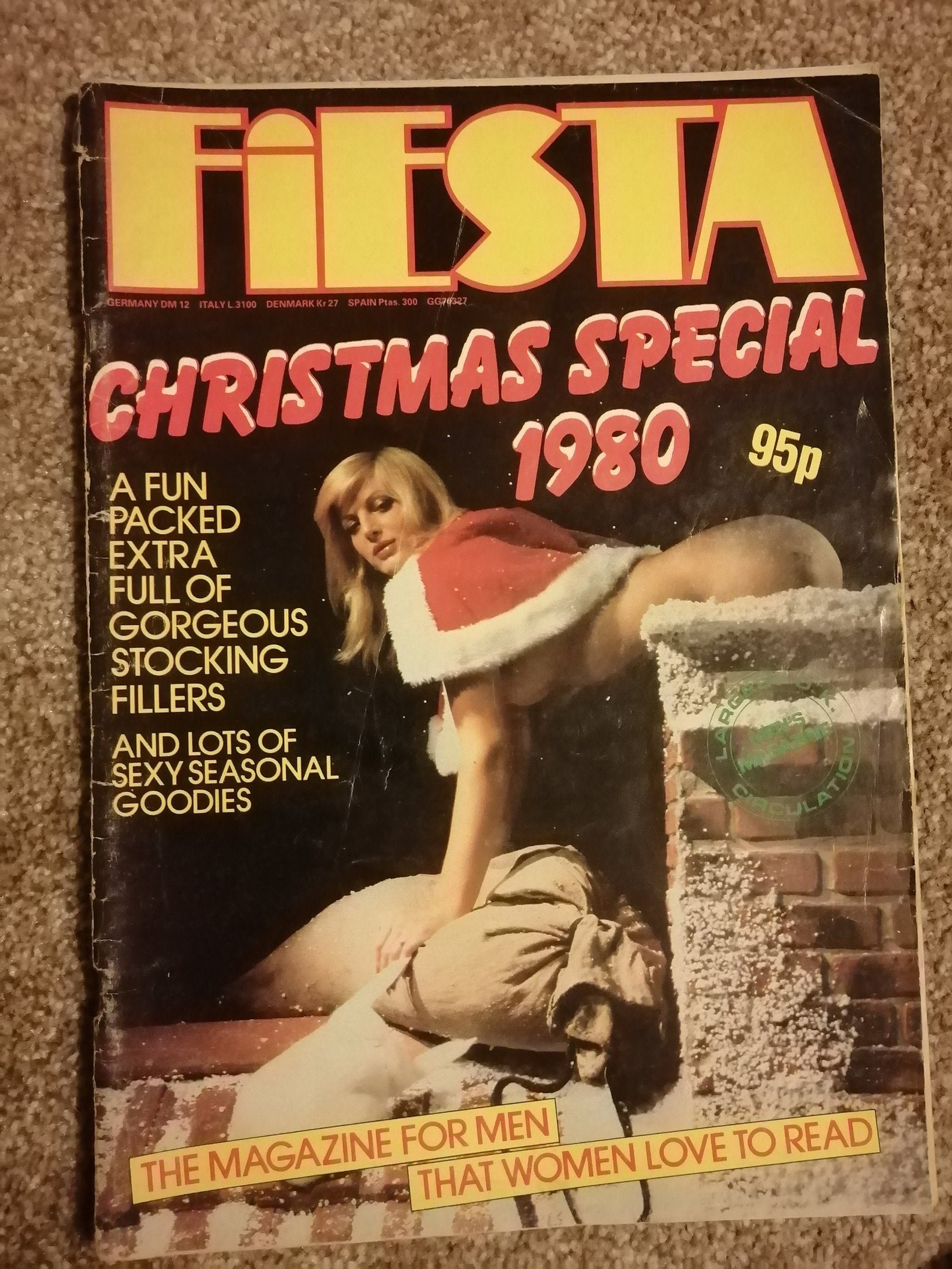 Fiesta Magazine Christmas Special 1980 Vintage Adult Mens Etsy