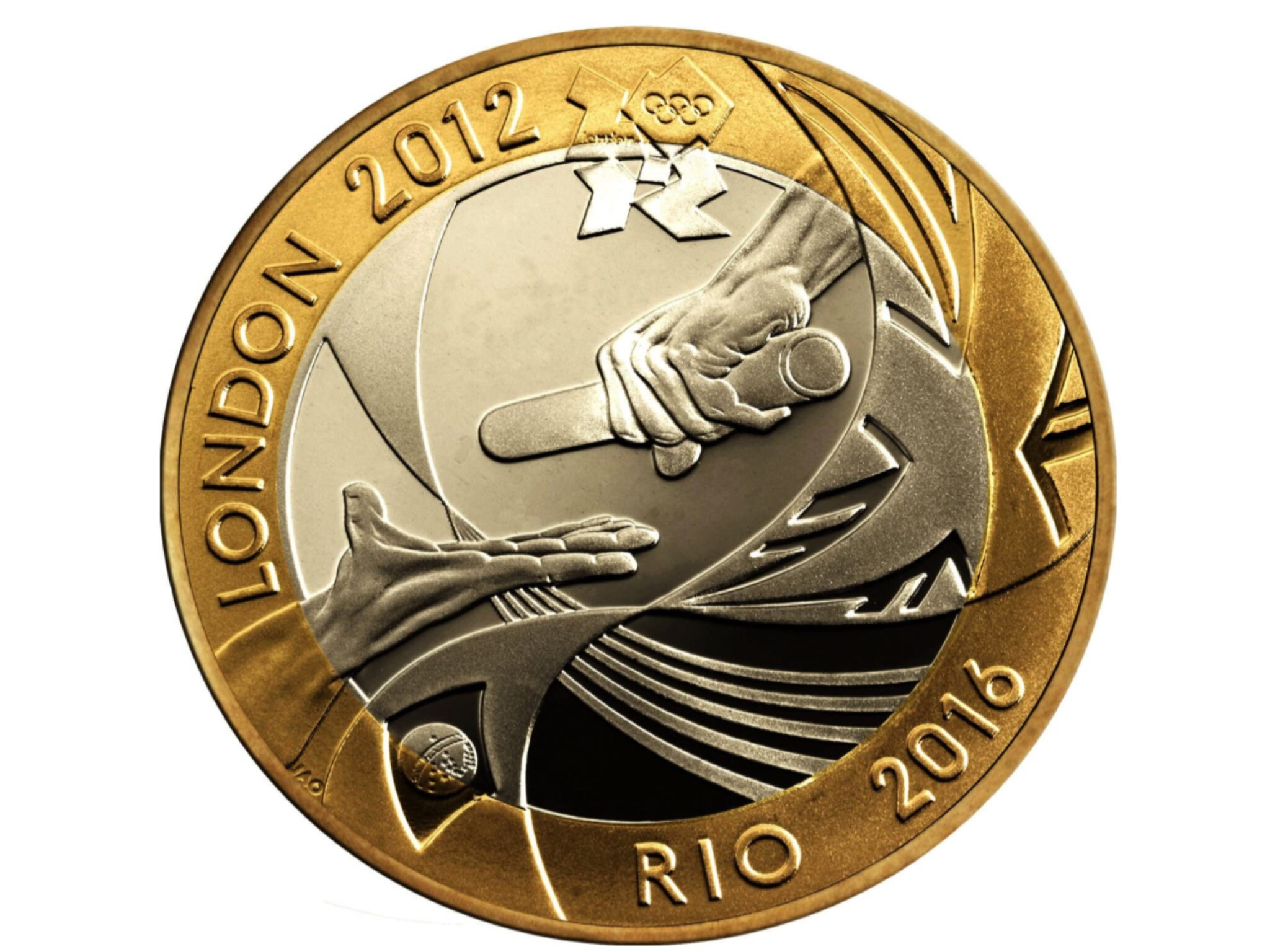 2 Pound Coin Rare Circulated Condition 2012 Olympic Handover Etsy