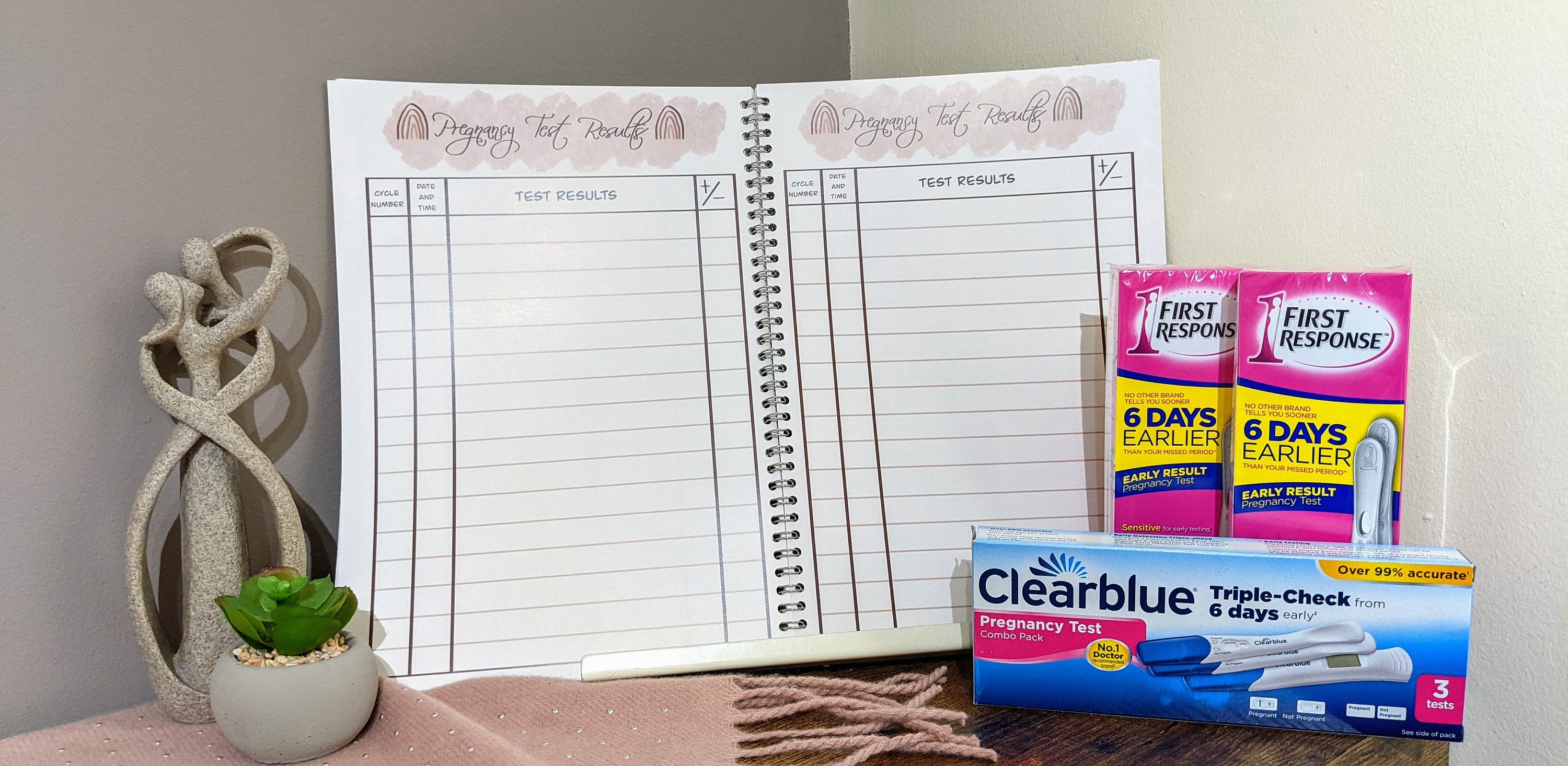 12 Month/Cycle Trying to Conceive Journal Ovulation and Etsy