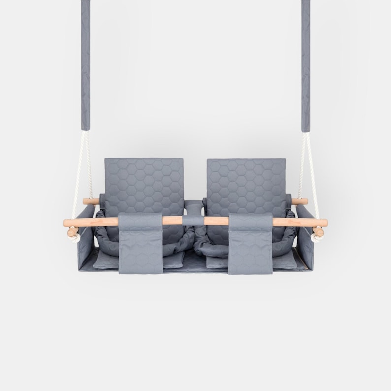 Twins Swing Waterproof Indoor Outdoor - Perfect Twin Swing for Babies & Toddlers' Backyard Fun