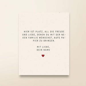 Greeting card with a handwritten message, included free with gift wrapping
