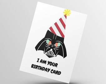 Darth Vader Card | Etsy