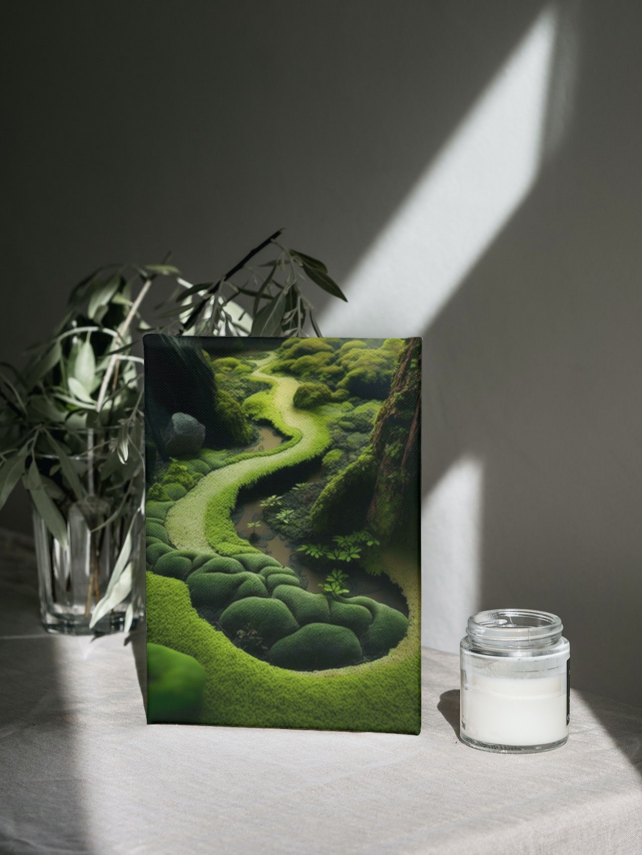 Digital Download Natural Moss Carpet Wall Art Textured - Etsy