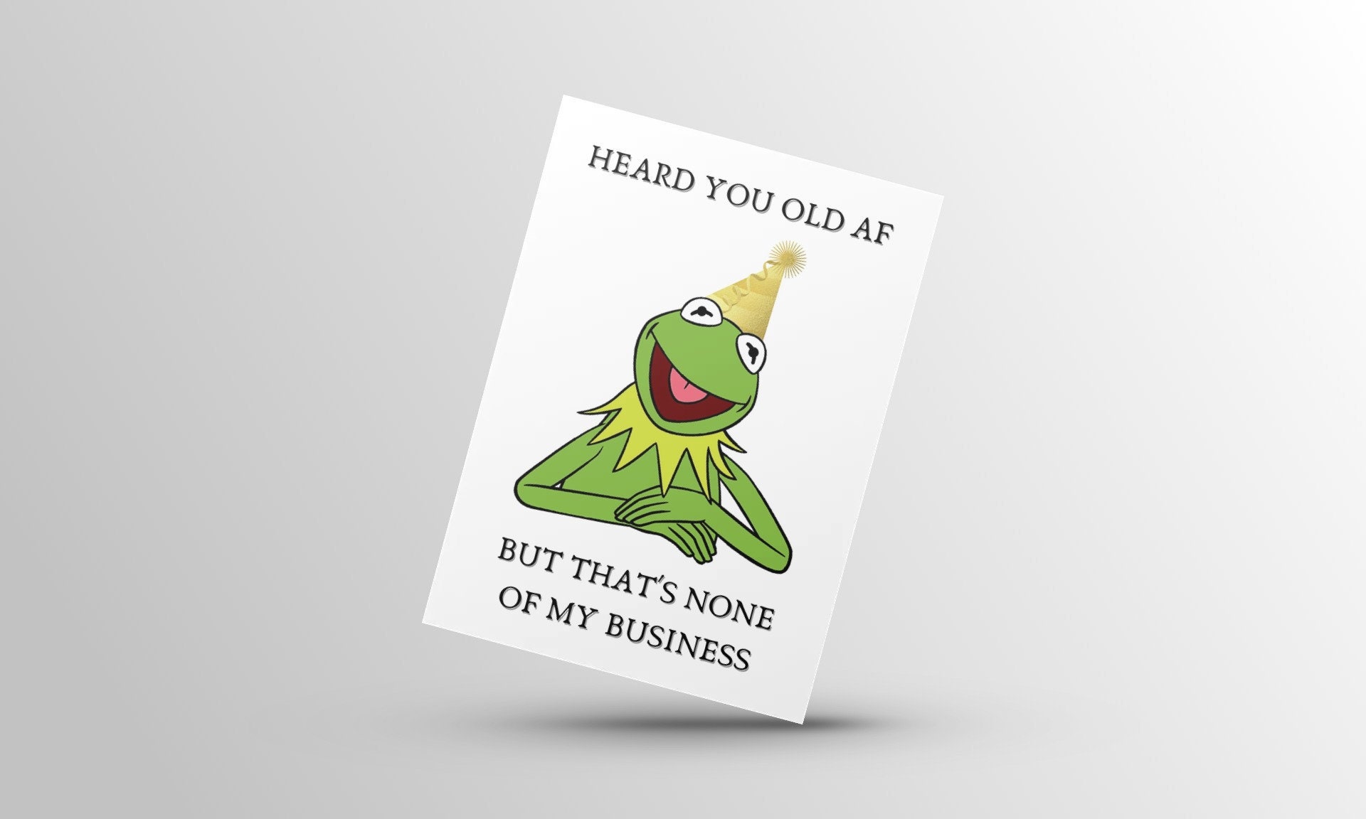 no u card kermit