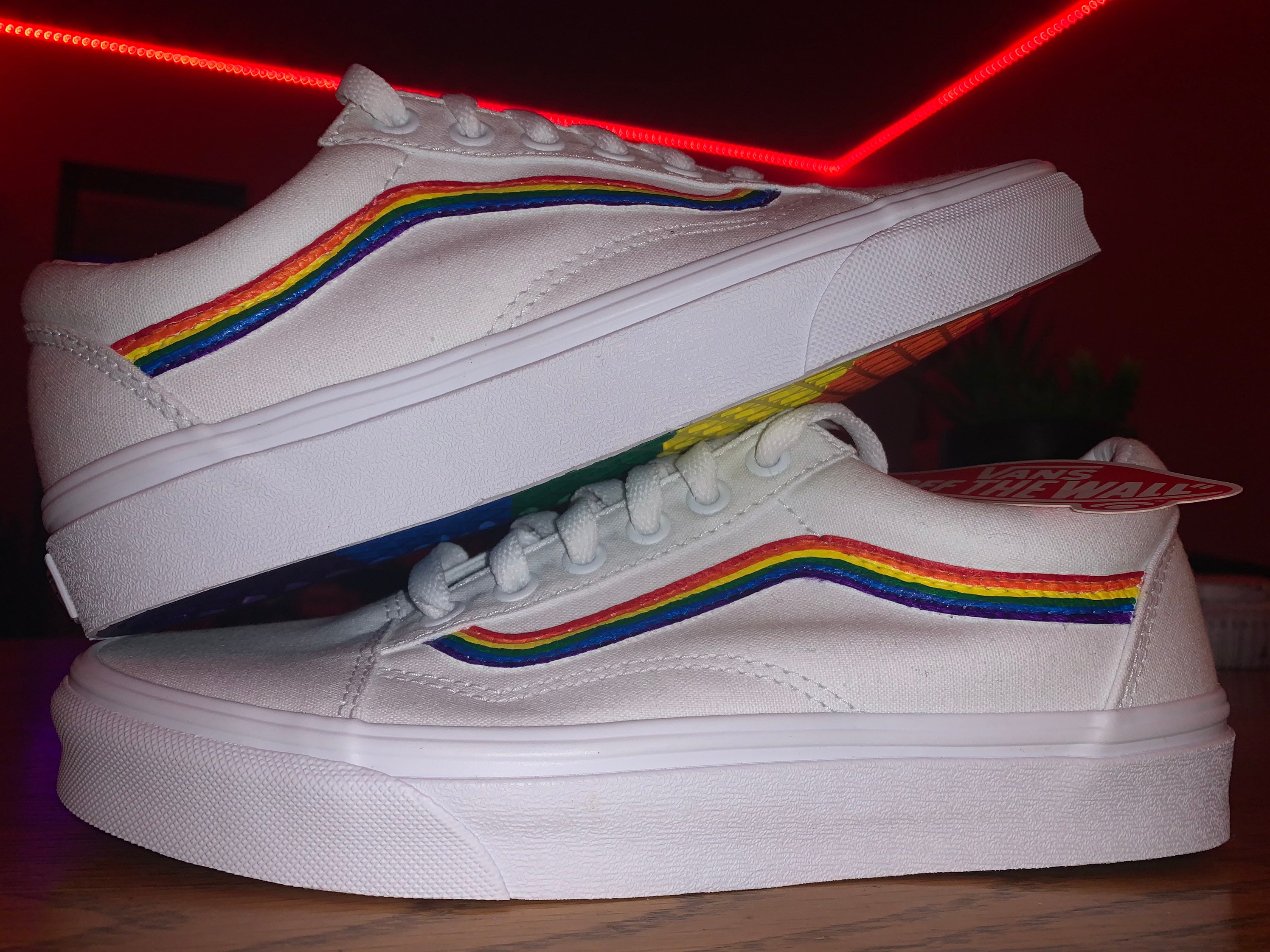 Custom Pride Vans | Etsy