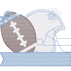Football Helmet Bow Monogram Frame Sketch Fill Light Fill Fall College Football Sports Machine Embroidery Design 4x4, 5&quot;, 5x7, 6x10