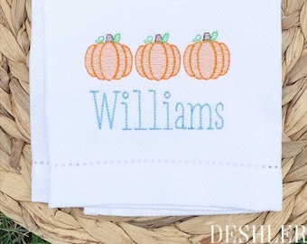 Sketch Pumpkin Trio Fall Machine Embroidery Design File 4x4, 5x7, 6x10