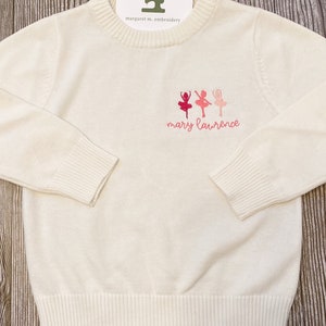 Ballerina Machine Embroidery Design mini fill stitch trio, quick stitch machine embroidery design file