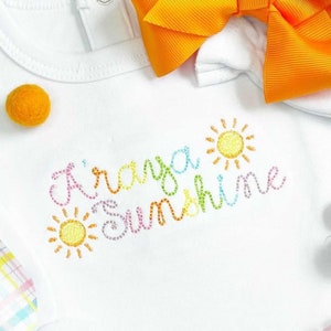 Sun Mini Fill Stitch Machine Embroidery Design File 1&quot;, 1.5&quot;, 2&quot;