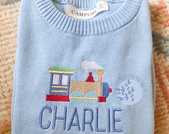 Vintage Train Mini Fill Stitch Machine Embroidery Design File Steam Engine Choo Choo Train