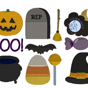 Halloween Mini Fill Stitch Pumpkin, Jack O Lantern, Candy Corn ...
