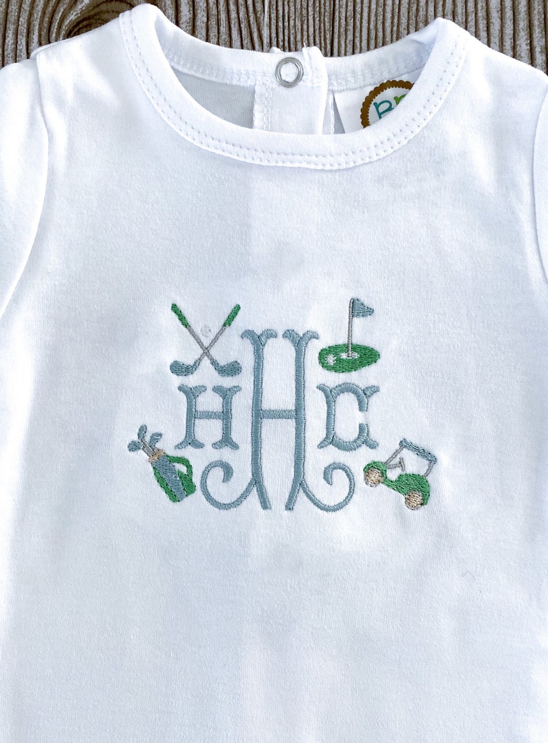 Golf Mini Fill Stitch Bundle Machine Embroidery Design Digital Download File 1", 1.5" 2" image 4