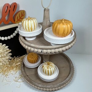 Pumpkin Spice Cocoa Bomb Pumpkins - Gorgeous Hand Painted Ghirardelli Hot Chocolate Bombs w/ Rich & Creamy Chocolate Ganache - BEST on ETSY! image 3